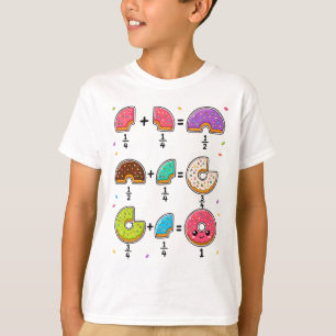 Donut-Bruchrechnen-Mathematik-Humor T-Shirt