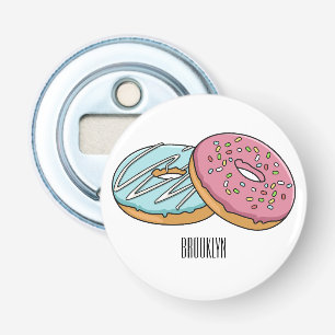 Donut-Cartoon-Abbildung Flaschenöffner