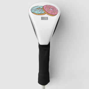 Donut-Cartoon-Abbildung Golf Headcover