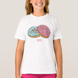 Donut-Cartoon-Abbildung T-Shirt