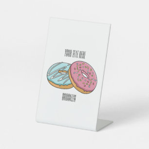 Donut-Cartoon-Illustration Sockelschild
