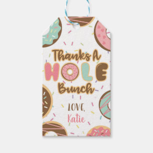 Donut Danke an die Hole Bunch Fvor Tag Geschenkanhänger