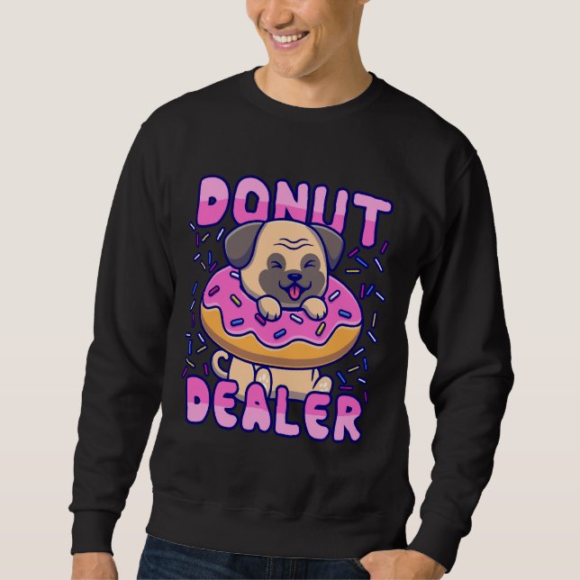 Donut Dealer Mops Geschenk Klassischer T - Shirt 9 (Vorderseite)
