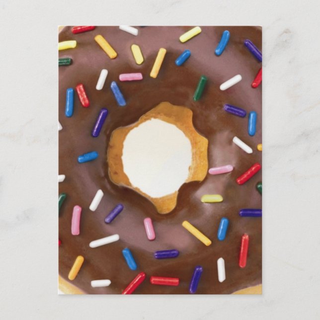 Donut Design Postkarte (Vorderseite)