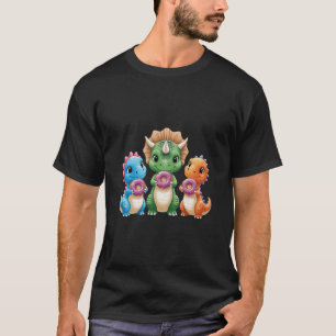 Donut Dinos - Niedlicher Dinosaurier Trio T - Shir T-Shirt