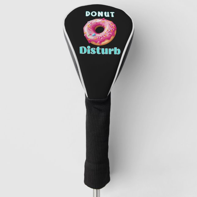 Donut Disturb Spaß Golf Headcover (Vorderseite)