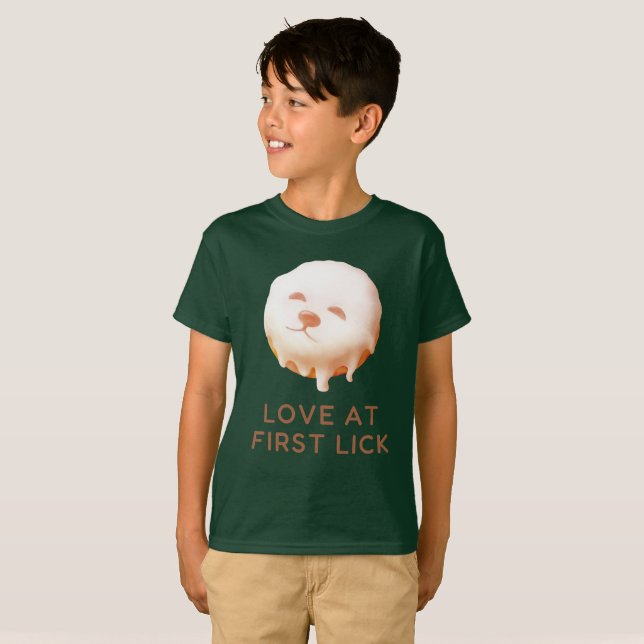 Donut Dream: Glazed Smile Pup  T-Shirt (Vorne ganz)