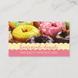 Donut-Foto lecker Visitenkarte