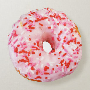 Donut Fotofood Rundes Kissen