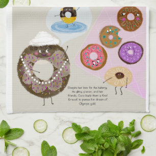 Donut Friends Kitchen Teetuch Geschirrtuch
