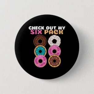 Donut Funny Button