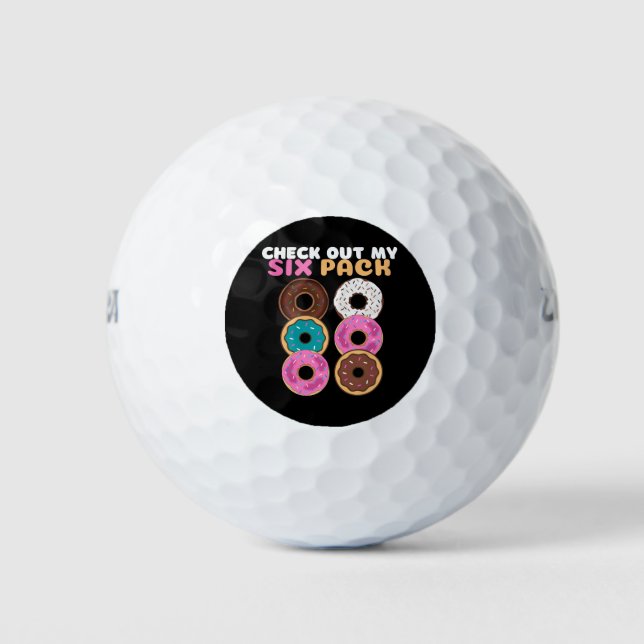 Donut Funny Golfball (Vorderseite)