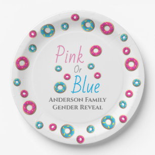Donut Gender Reveal Pappteller