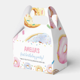 Donut Girl Birthday Gevor Box Geschenkschachtel