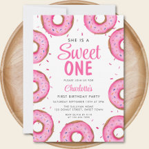 Donut Girls erste Geburtstagsparty