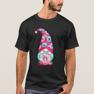 Donut-Gnom Mit Süßem Muster Für Gärtner Und Donut T-Shirt