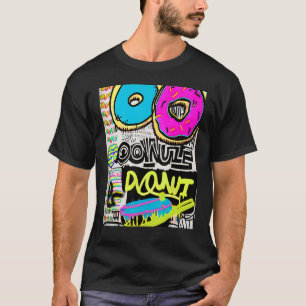 Donut Graffiti Pop Kostüme Kinder Frauen Männer 1 T-Shirt