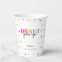 Donut Groben Rainbow Sprinkles Geburtstag Niedlich