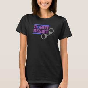 Donut hält Strafverfolgung für Männer Polizist für T-Shirt