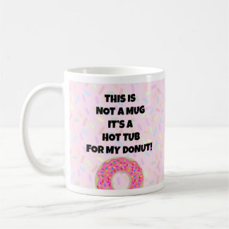 Donut Hot Tub Kaffee Tasse