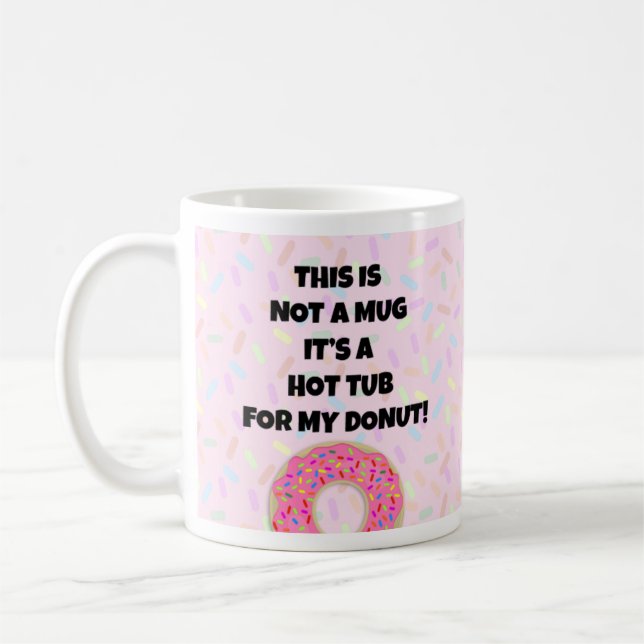 Donut Hot Tub Kaffee Tasse (Links)