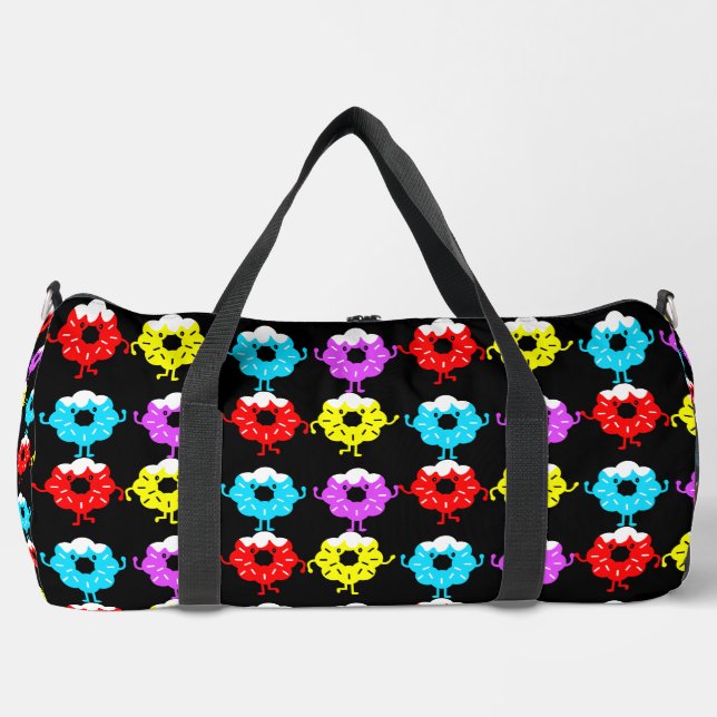 Donut Inspiriert Geschenk Duffle Bag (Vorderseite)