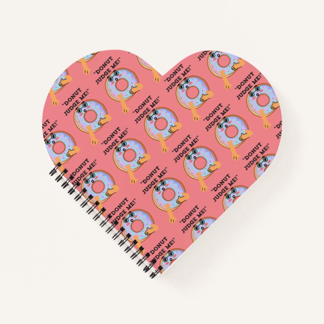DONUT JUDGE ME NOTIZBUCH (Vorderseite)
