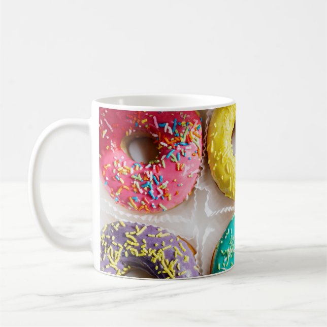 DONUT-KAFFEE-TASSE KAFFEETASSE (Links)