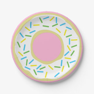 Donut-Kindergeburtstag-Party Pappteller