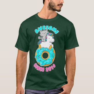 Donut Kitten Unicorn Phantastisch seit 2010 T-Shirt
