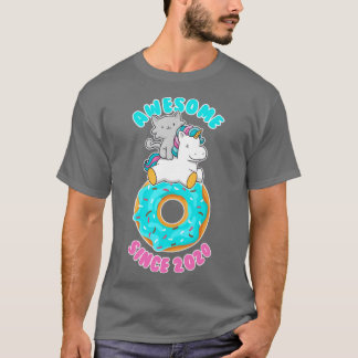 Donut Kitten Unicorn Phantastisch seit 2020 T-Shirt
