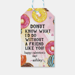 Donut Know Valentine Geschenkanhänger