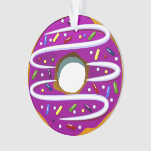 Donut / Krapfen Weihnachtsschmuck Ornament