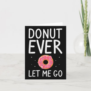 Donut Lass mir je eine Hochzeitsheiratsbrille und  Karte