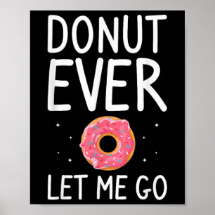 Donut Lass mir je eine Hochzeitsheiratsbrille und Poster