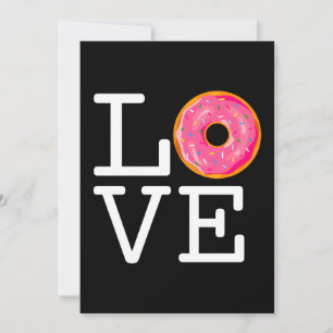Donut Liebe Feiertagskarte