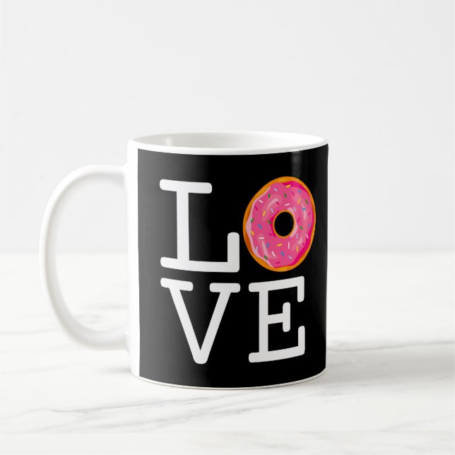 Donut Liebe Kaffeetasse (Links)
