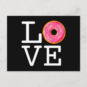 Donut Liebe Postkarte