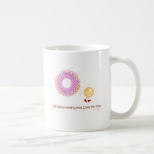 Donut-Loch Liebe Tasse (Rechts)