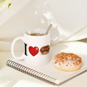 Donut Lover Hälfte Jumbo-Tasse