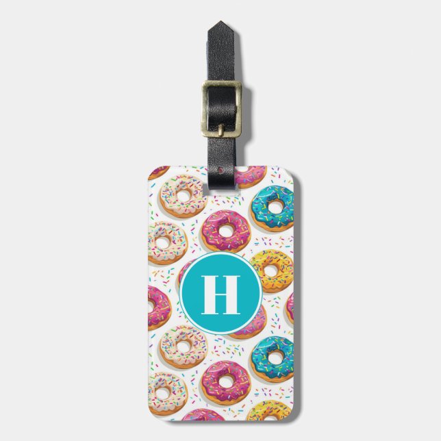 Donut Luggage Tag Gepäckanhänger (Vorderseite vertikal)