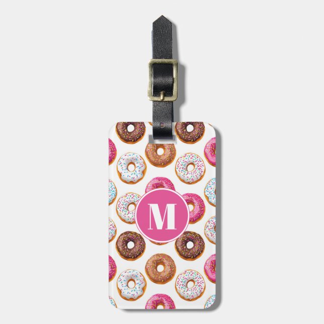 Donut Luggage Tag Gepäckanhänger (Vorderseite vertikal)