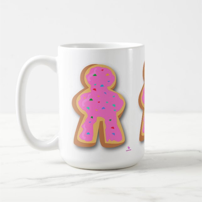Donut Meeple Fun Board Game Piece Art Look Kaffeetasse (Links)