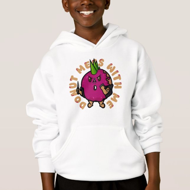Donut mich mit mir hoodie (Vorderseite)
