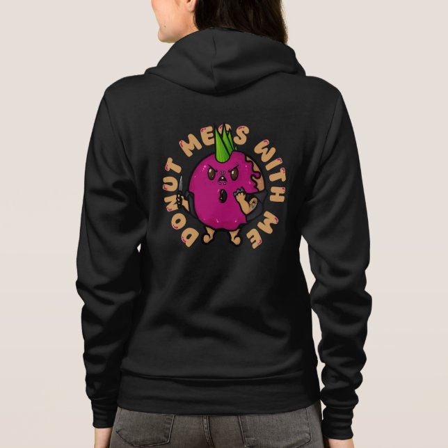 Donut mich mit mir hoodie (Rückseite)