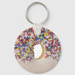 Donut mit Sprinklen Schlüsselanhänger