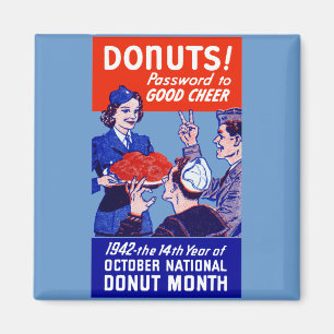 Donut-Monat 1942 Magnet