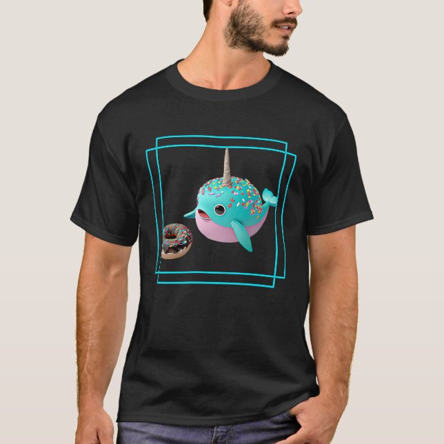 Donut Narwhal T-Shirt (Vorderseite)