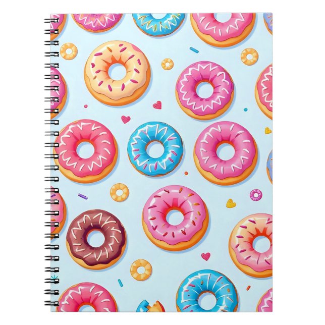 donut notebook  notizblock (Vorderseite)