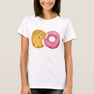 Donut-Paar-Biss-Design T-Shirt